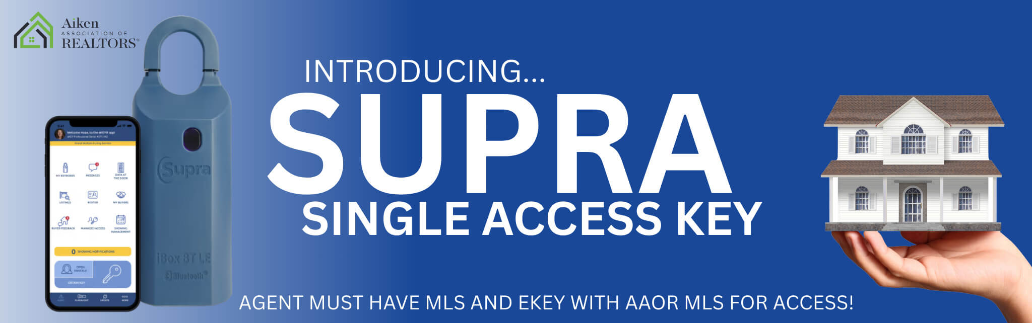INTRODUCING... Introducing the Supra Single Access Key