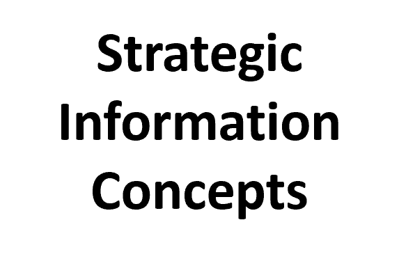 Strategic Information Concepts