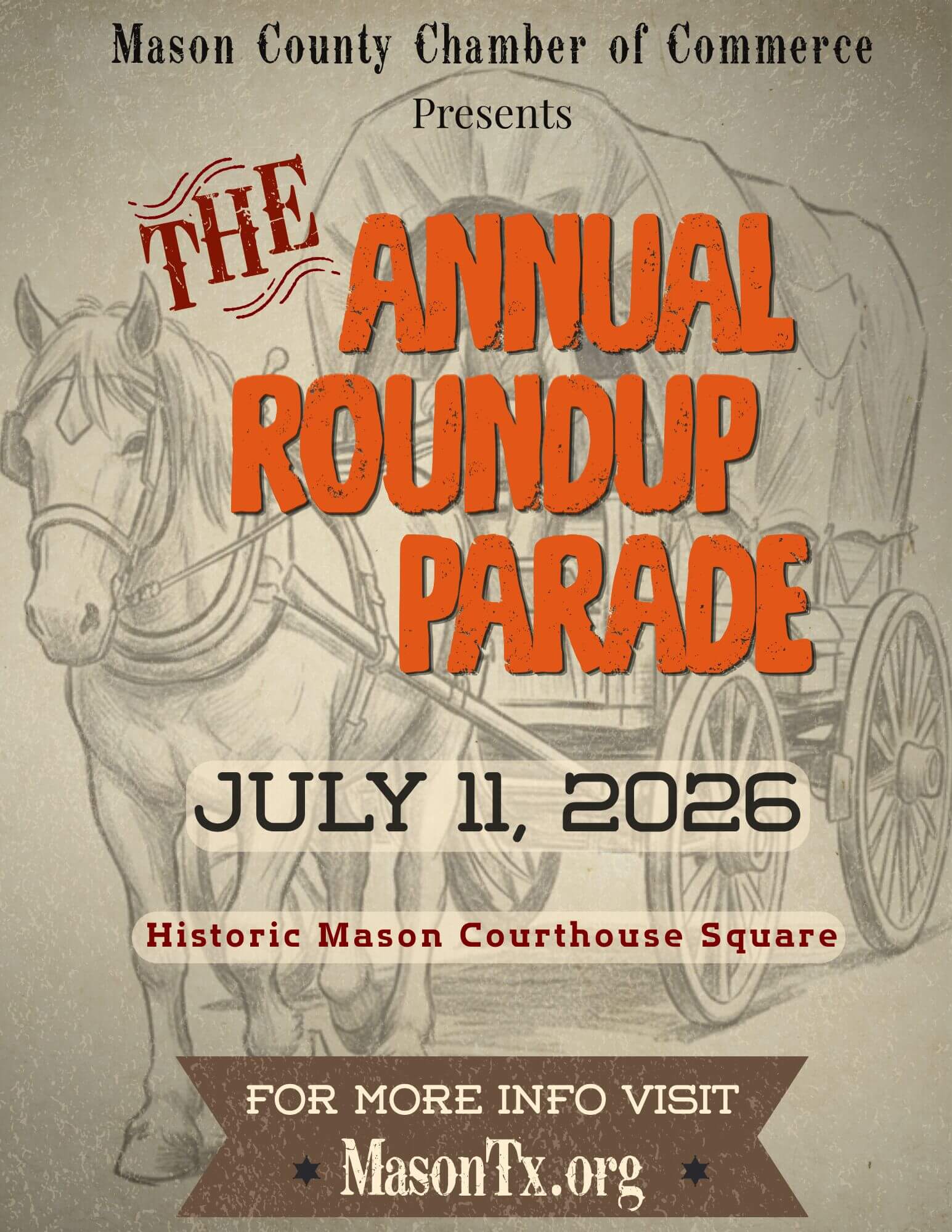 2026 Roundup Weekend Content Parade Flyer