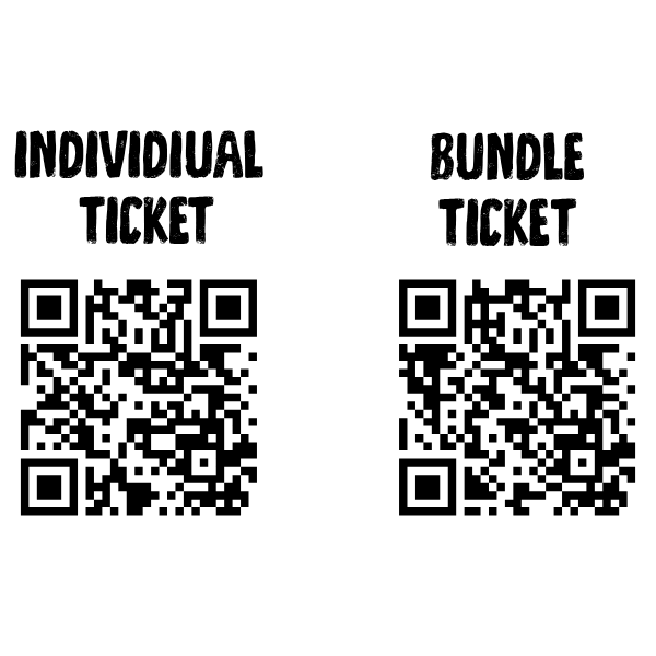 Raffle Ticket 2026 Golf Cart (Roundup Weekend) QR Codes