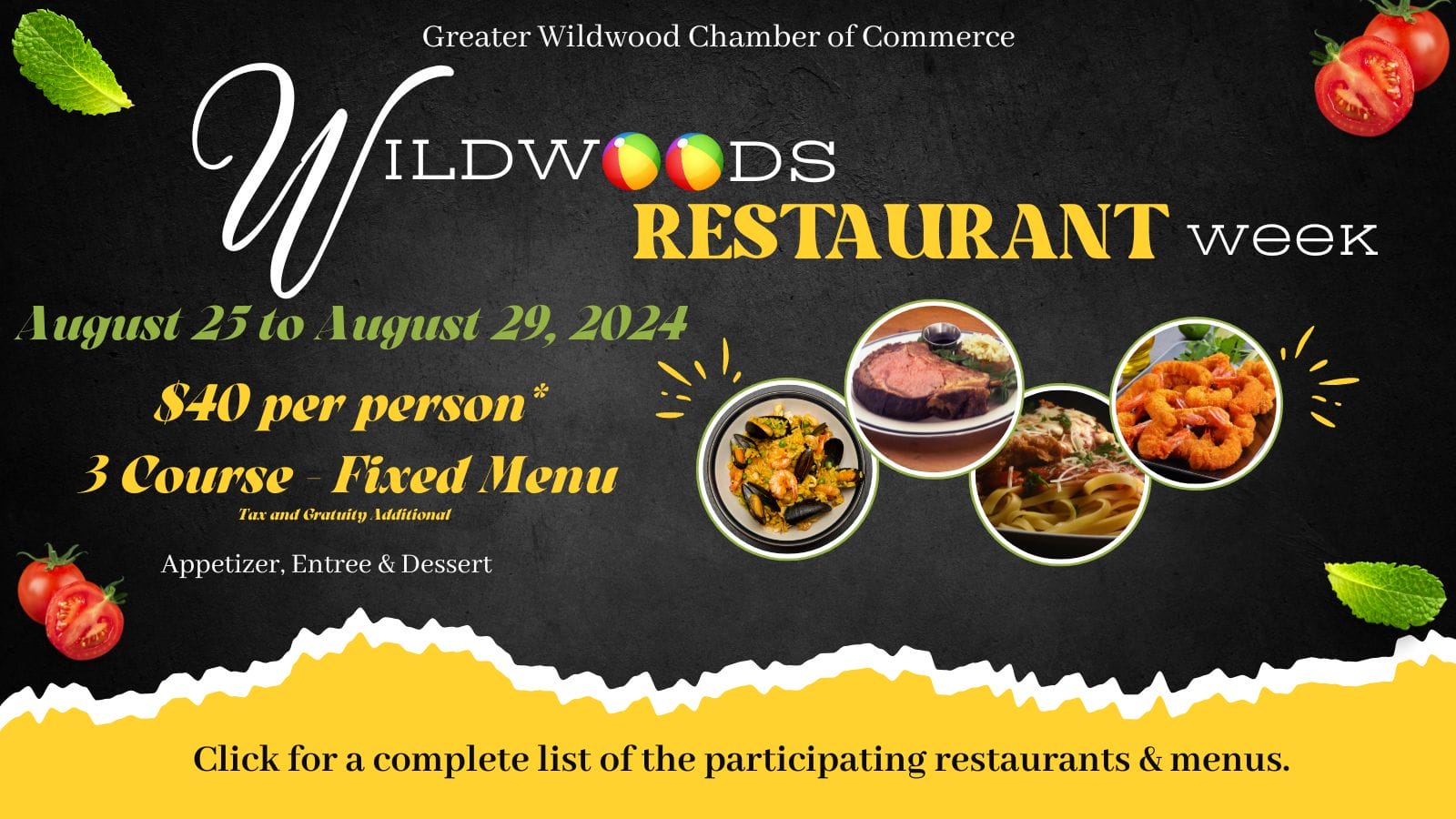 August 2024 Restaurant Week