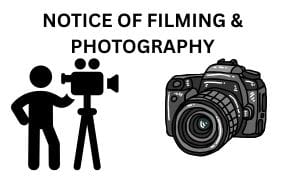 FILMING AND PHOTOS