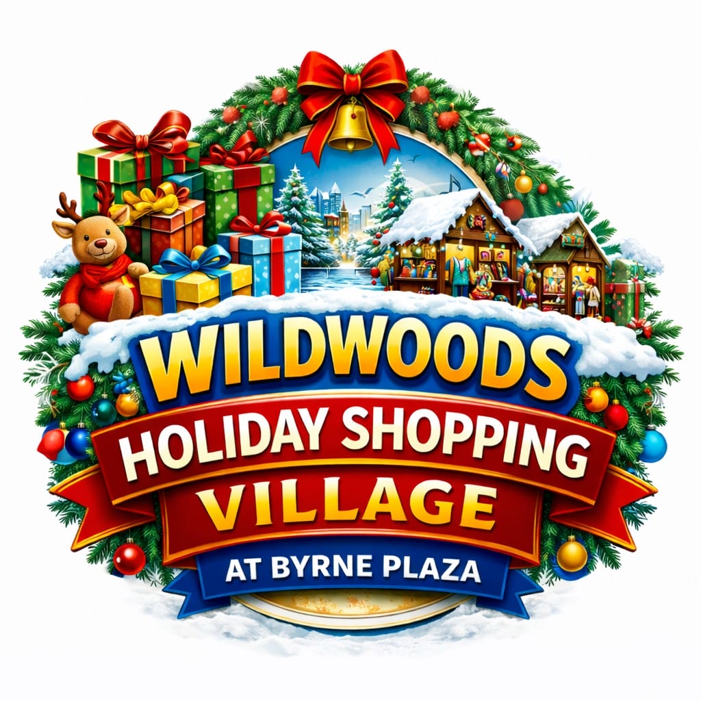 Wildwoods holiday shopping village logo Wildwoods holiday shopping village logo