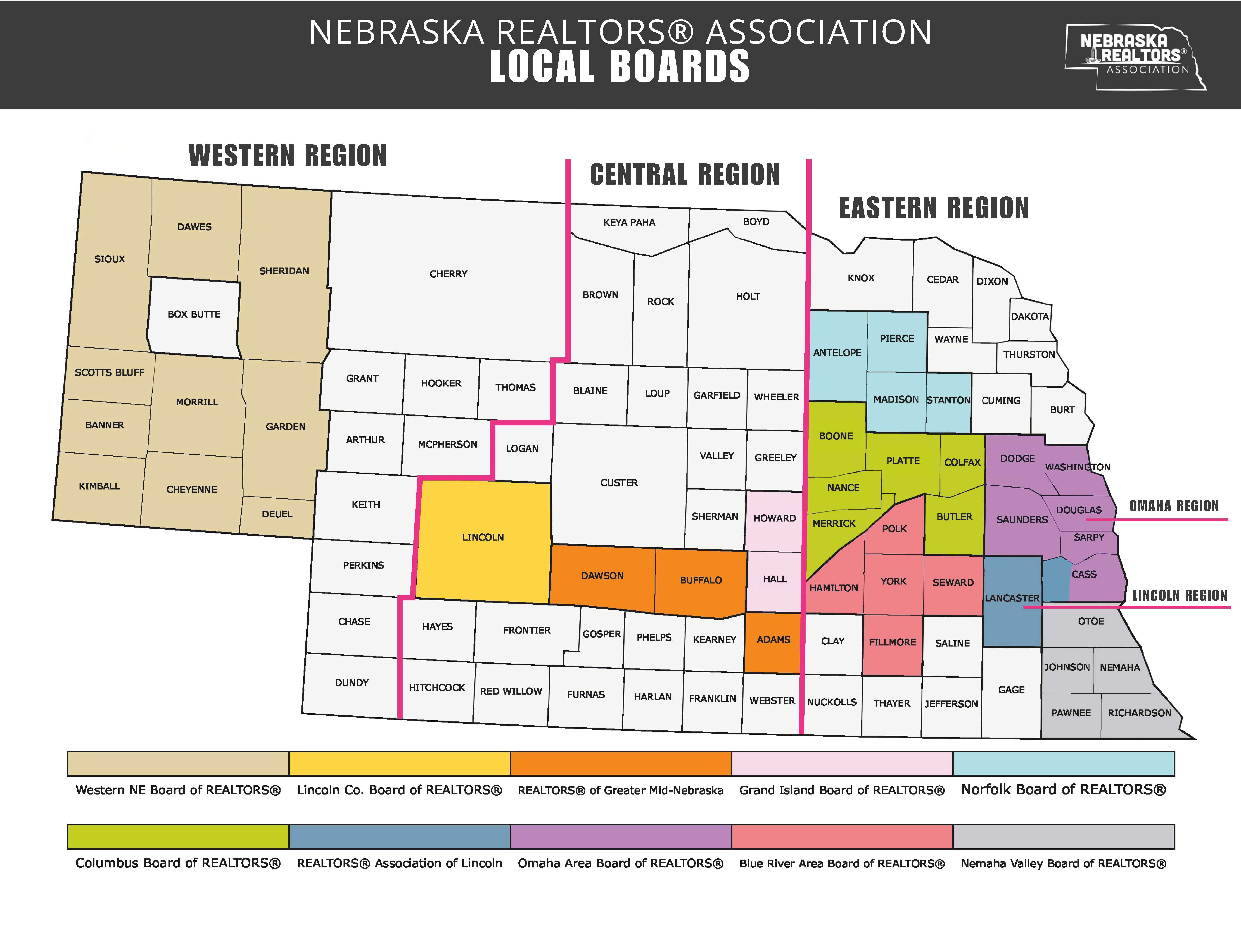 NRA Local Boards Map