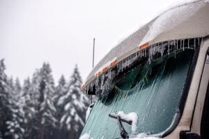 Frosted Windshield