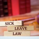 Wooden,Blocks,With,Words,'sick,Leave,Law'.,Legal,Concept