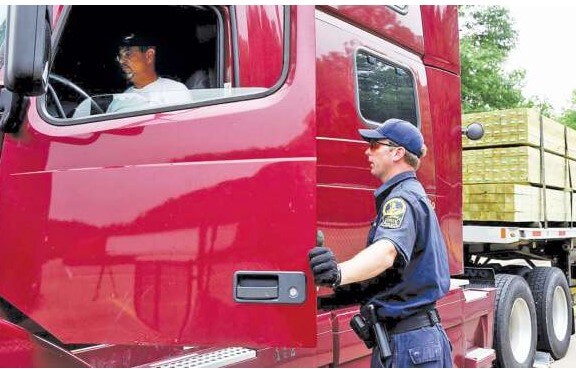 Driver and Police