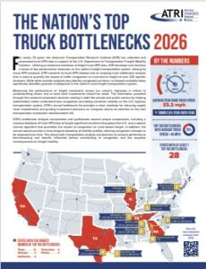 2026 ATRI Top 100 Truck Bottlenecks