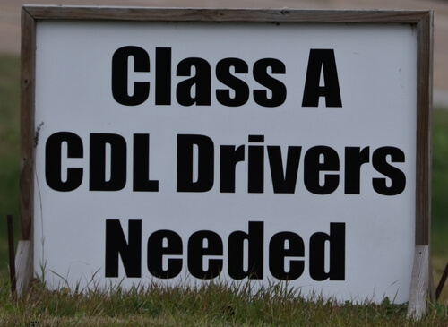 Class,A,Cdl,Drivers,Needed,Sign
