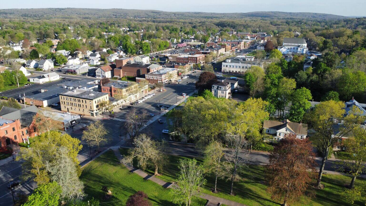 Aerial View of Manchester CT Aerial View of Manchester CT