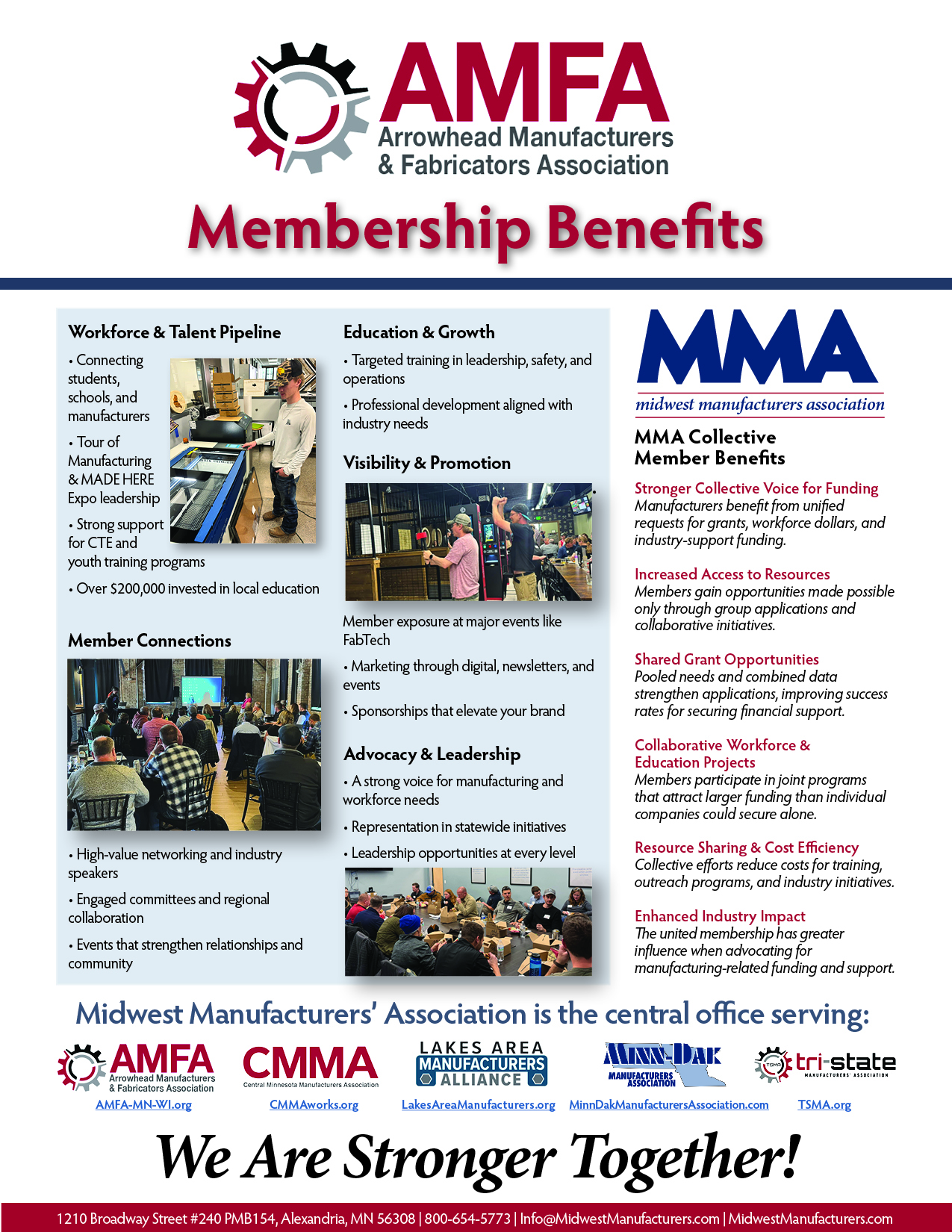 AMFA Member Benefits 2026