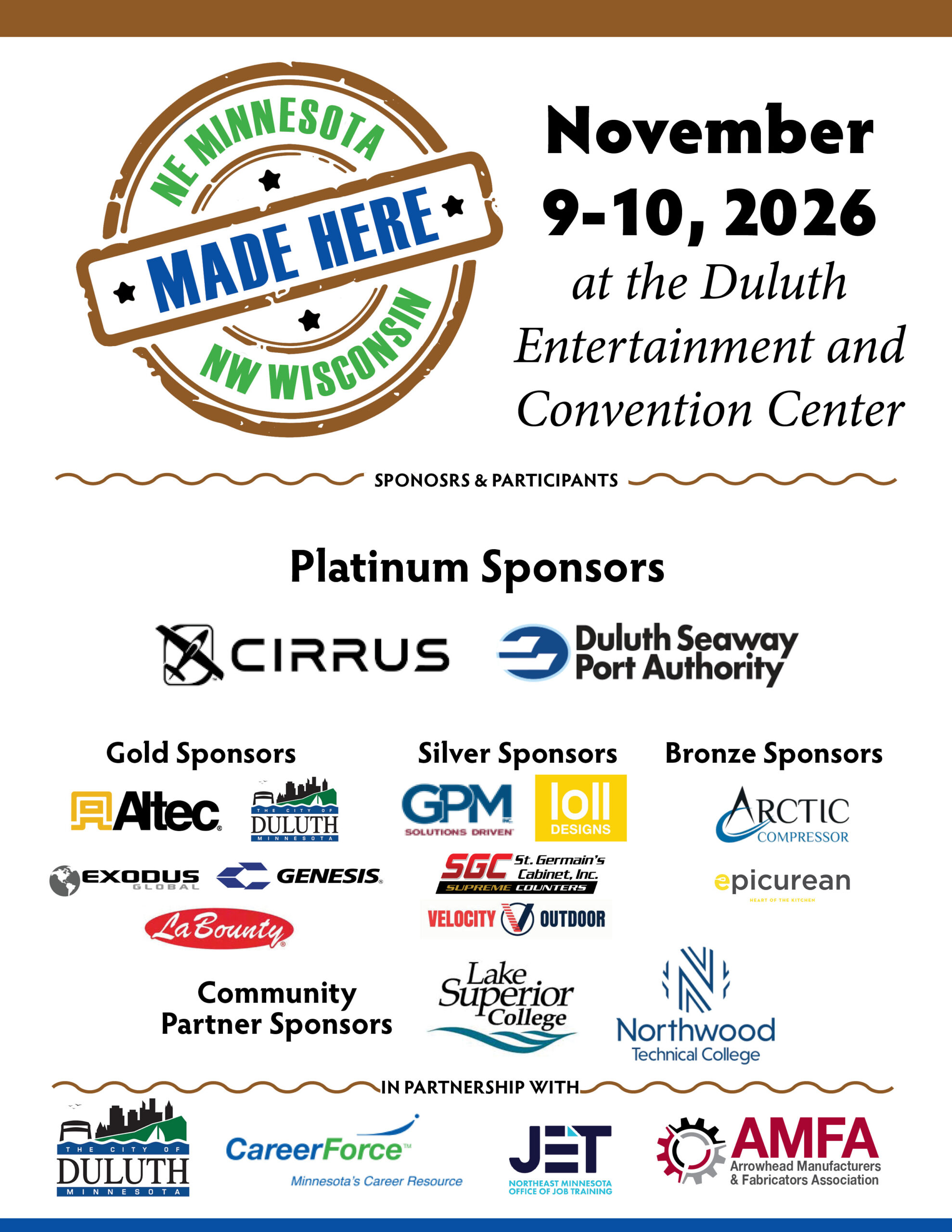 MADE Here Exhibitors