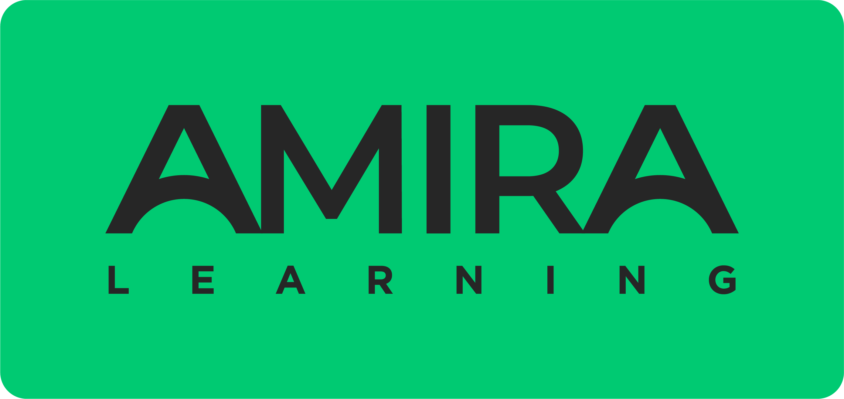 Amira Logo - On Green Amira Logo - On Green