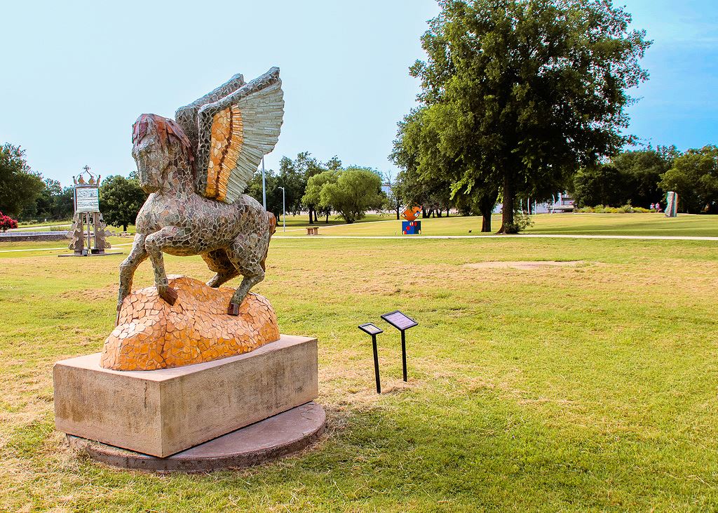 Sculpture garden