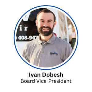 Board Headshots (1) Ivan is the owner and operator of Longview Heating & Air, a Fort Lupton based heating and air conditioning service company.
Ivan is the current Fort Lupton Chamber of Commerce vice president and has been a member since 2022. He has served on the board of directors since July of 2024.
When not at work, Ivan can usually be found spending time with his wife and two kids. His priorities are: God, family and teamwork.