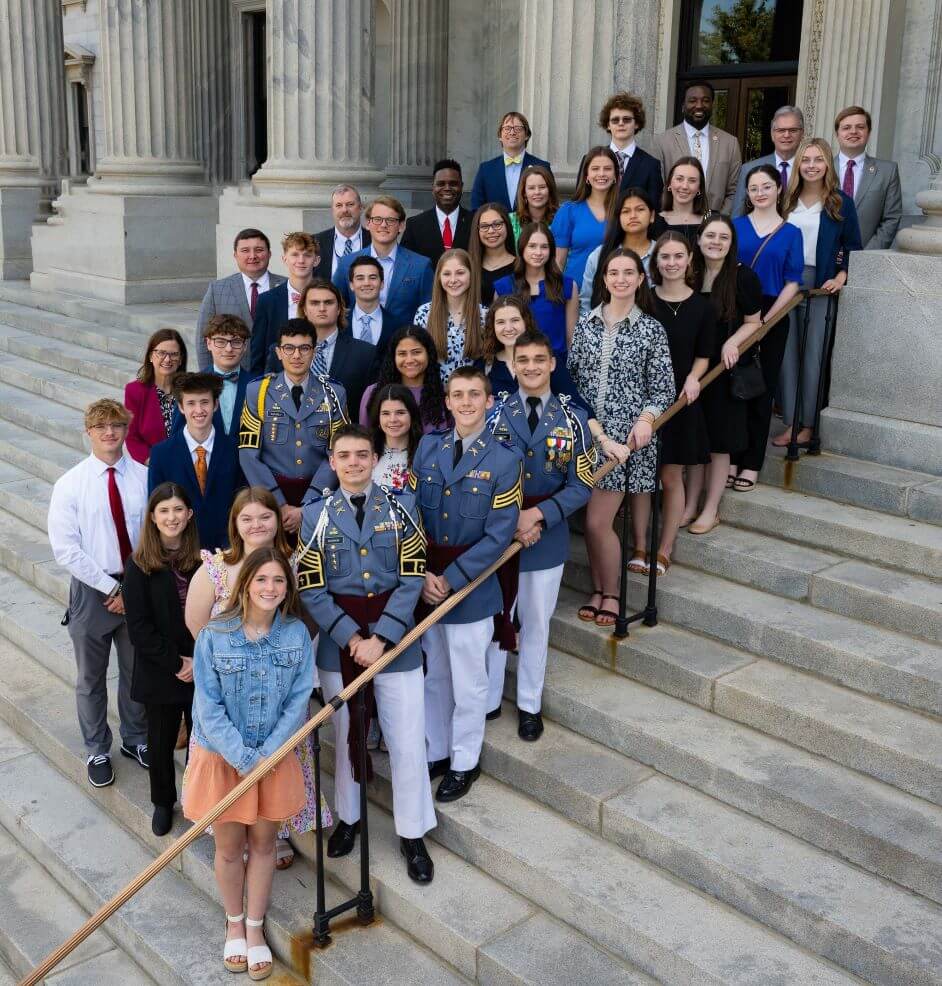 Class of 2025 Students at the South Carolina State House