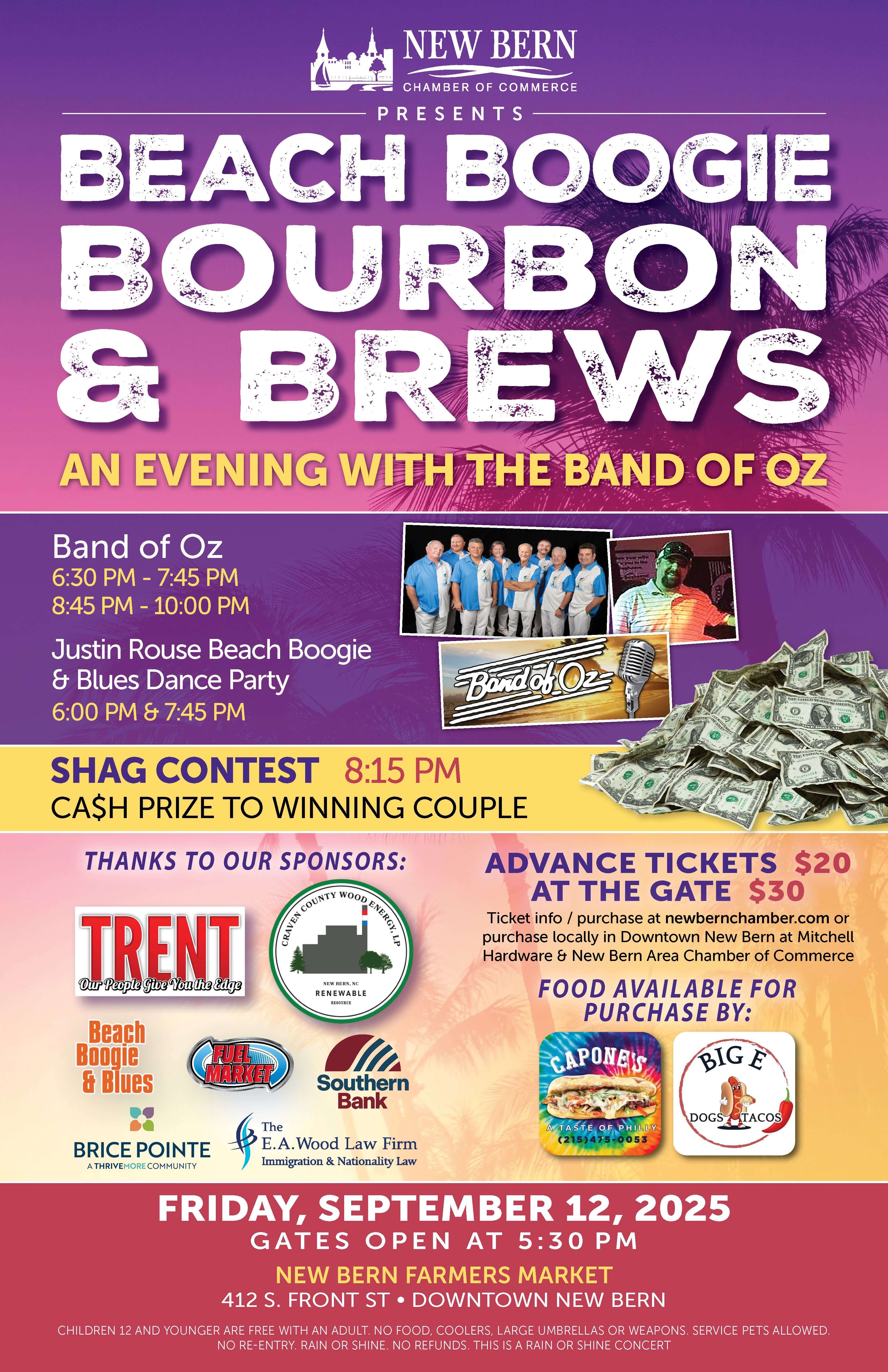 JPEG - 2025 Beach Boogie Bourbon &amp; Brews Poster