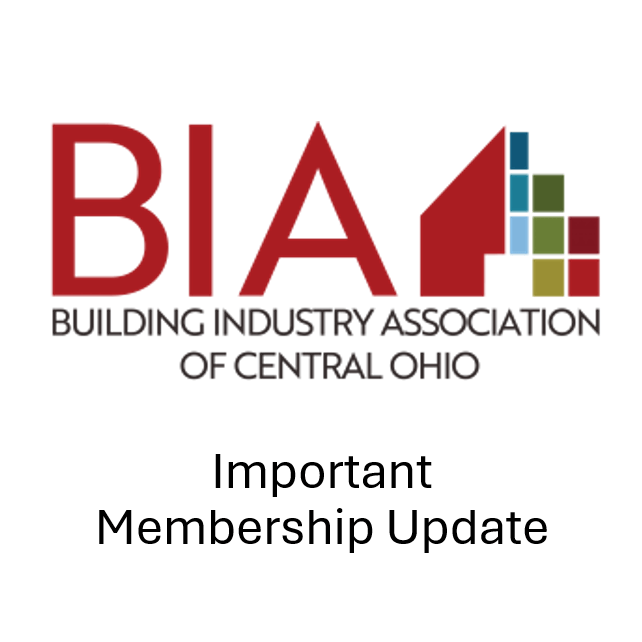 BIA Logo with words Important Membership Update