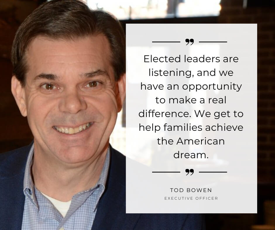 Tod Bowen, new executive officer