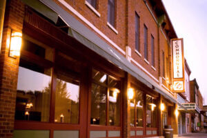 The outside of Commonweal Theatre Co. in downtown Lanesboro, MN