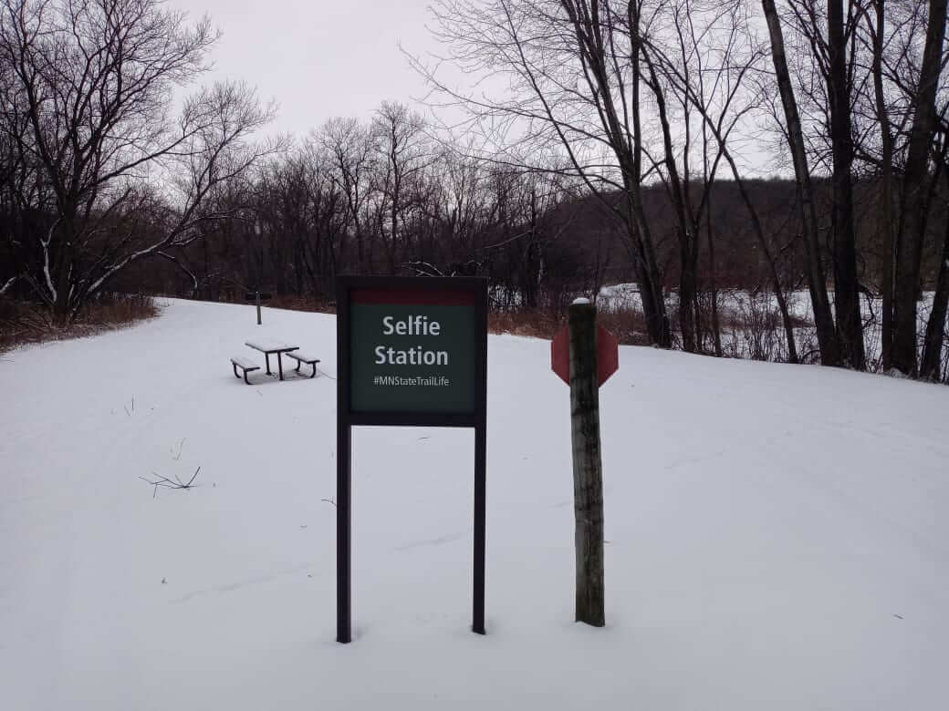 MN State Trail selfie sign