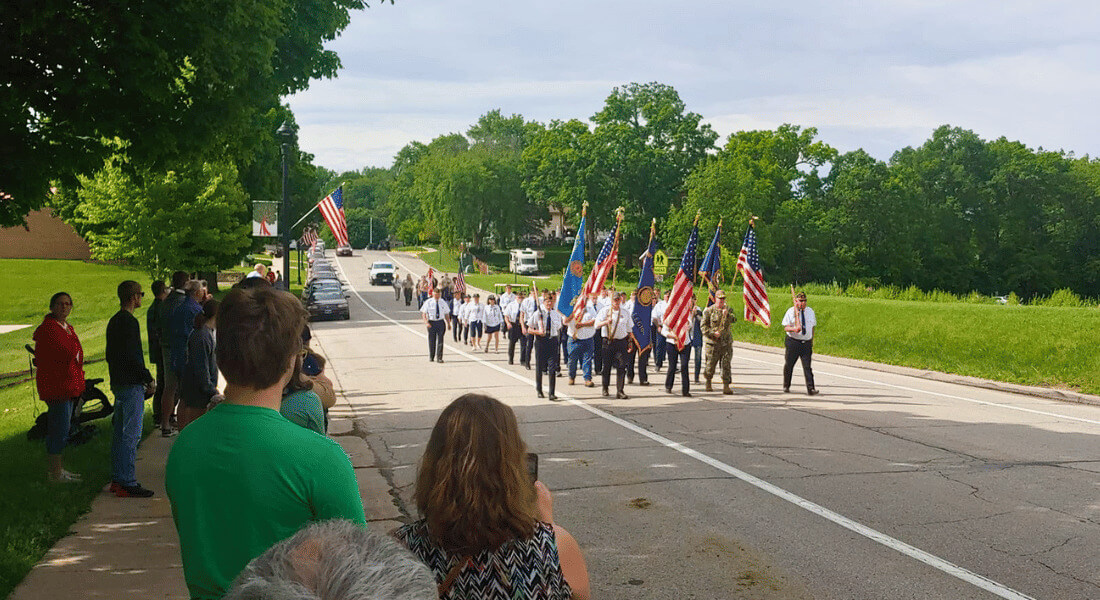 Memorial Day parade in Lanesboro, MN