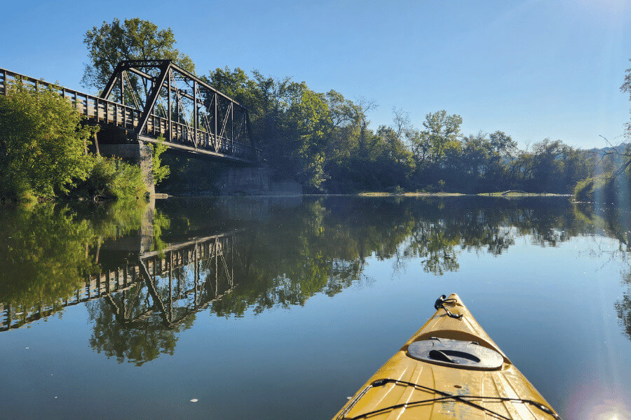 Kayaking on the Root River