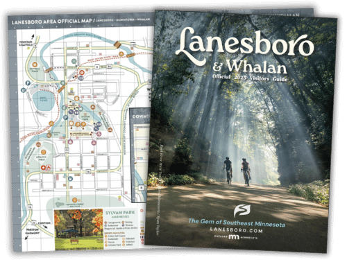 2025 Lanesboro & Whalan visitor guide and map