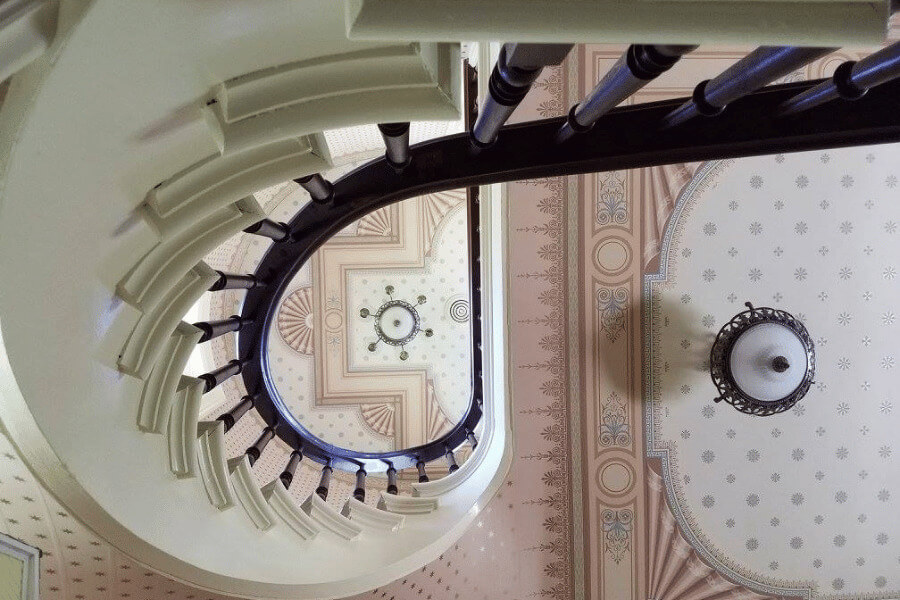 James A. Thompson House grand staircase