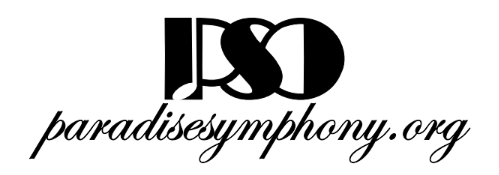 Paradise Symphony Logo 2025