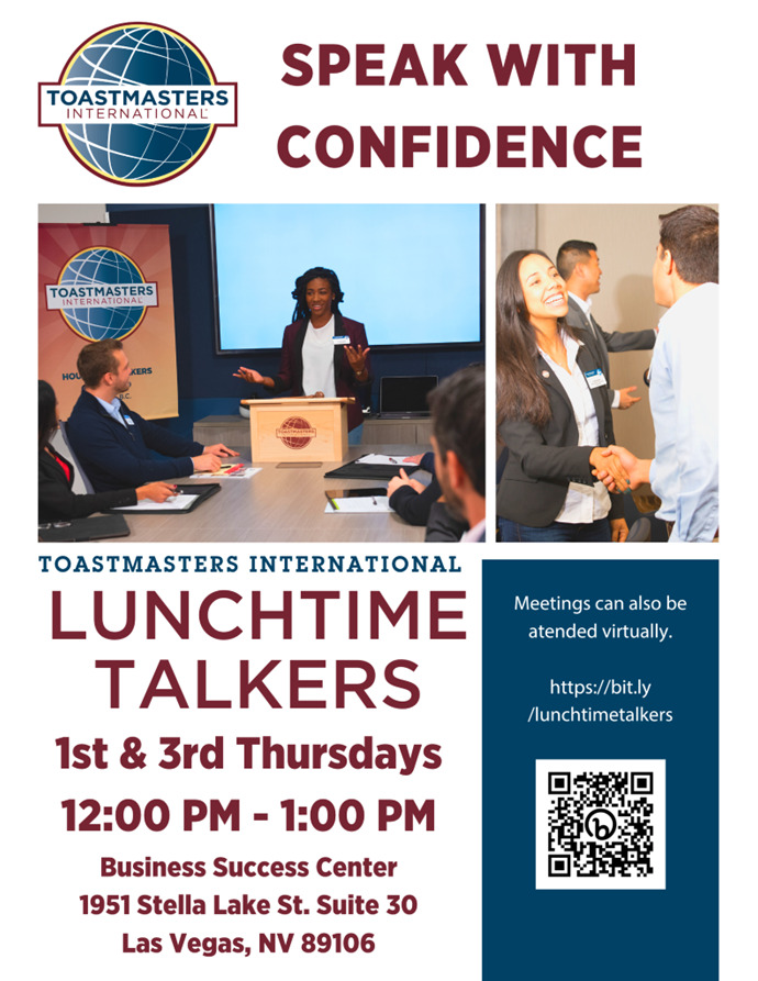 Lunchtime Talkers Flyer 2