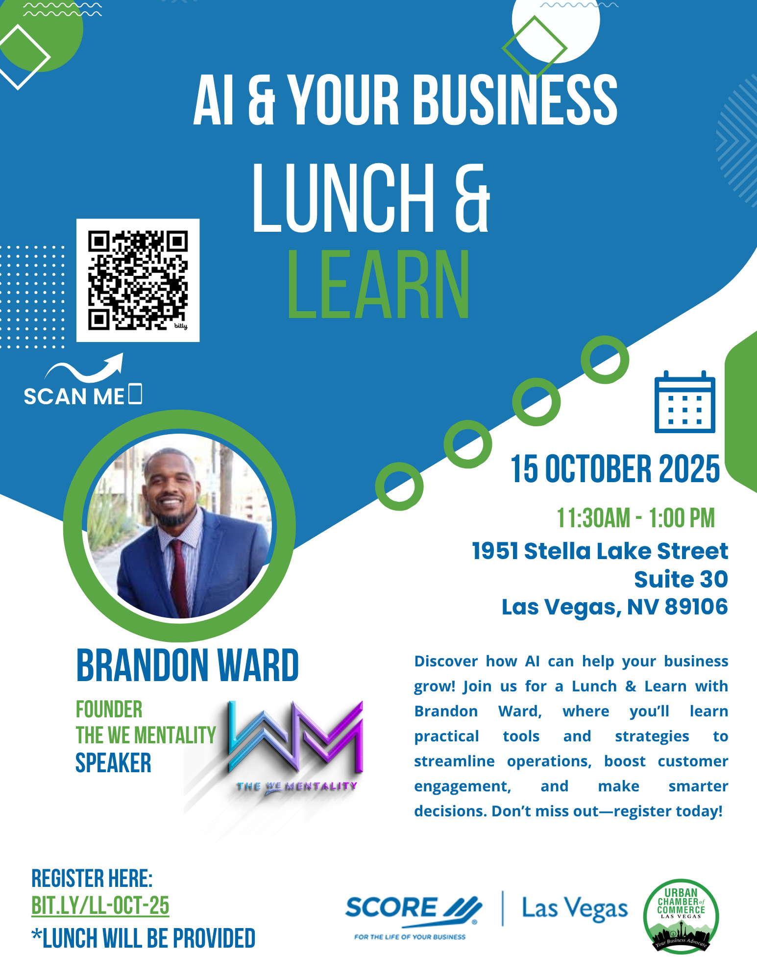 Lunch &amp; Learn Oct 2025 Flyer
