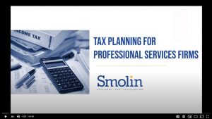 Tax Planning for Professional Services Firms