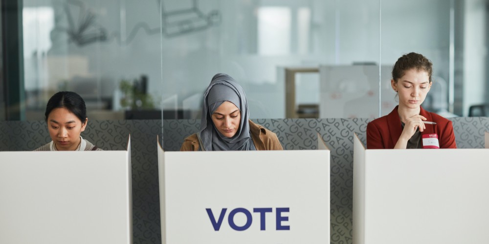 Women voting