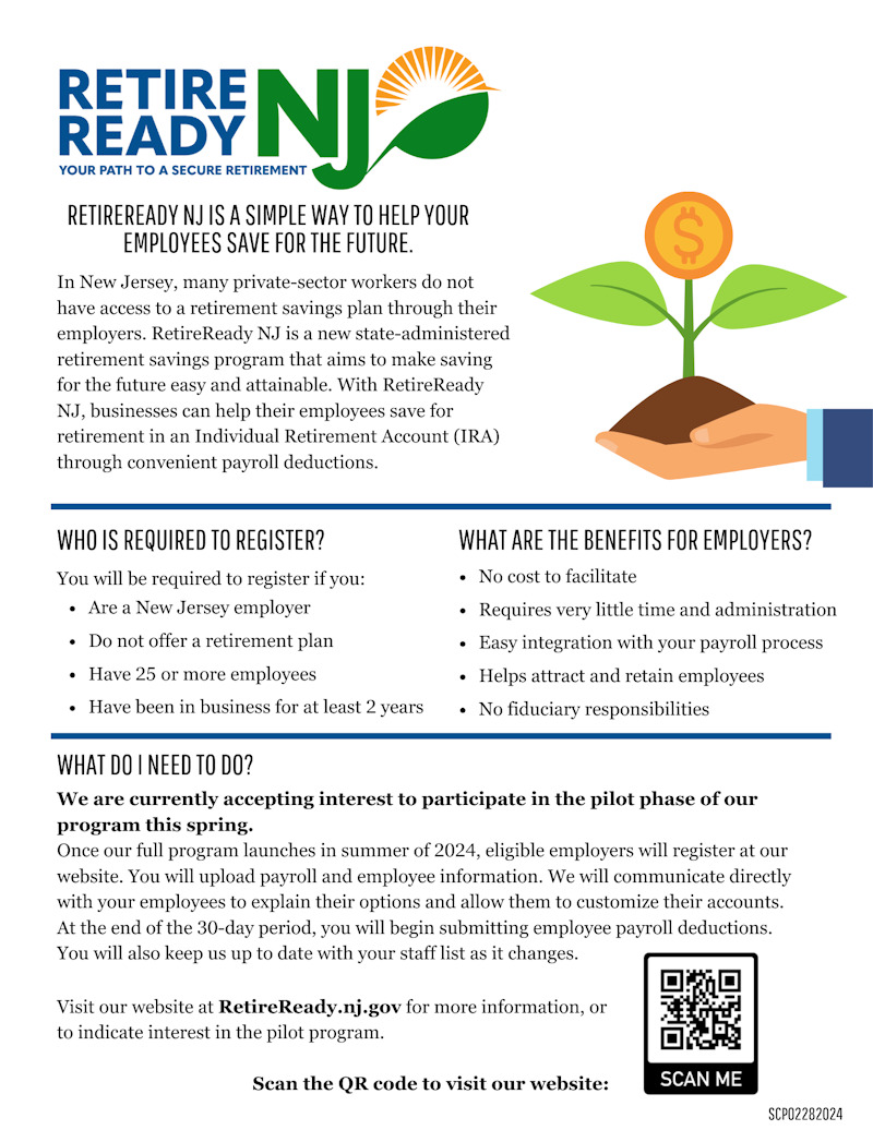 Retire Ready NJ Flyer