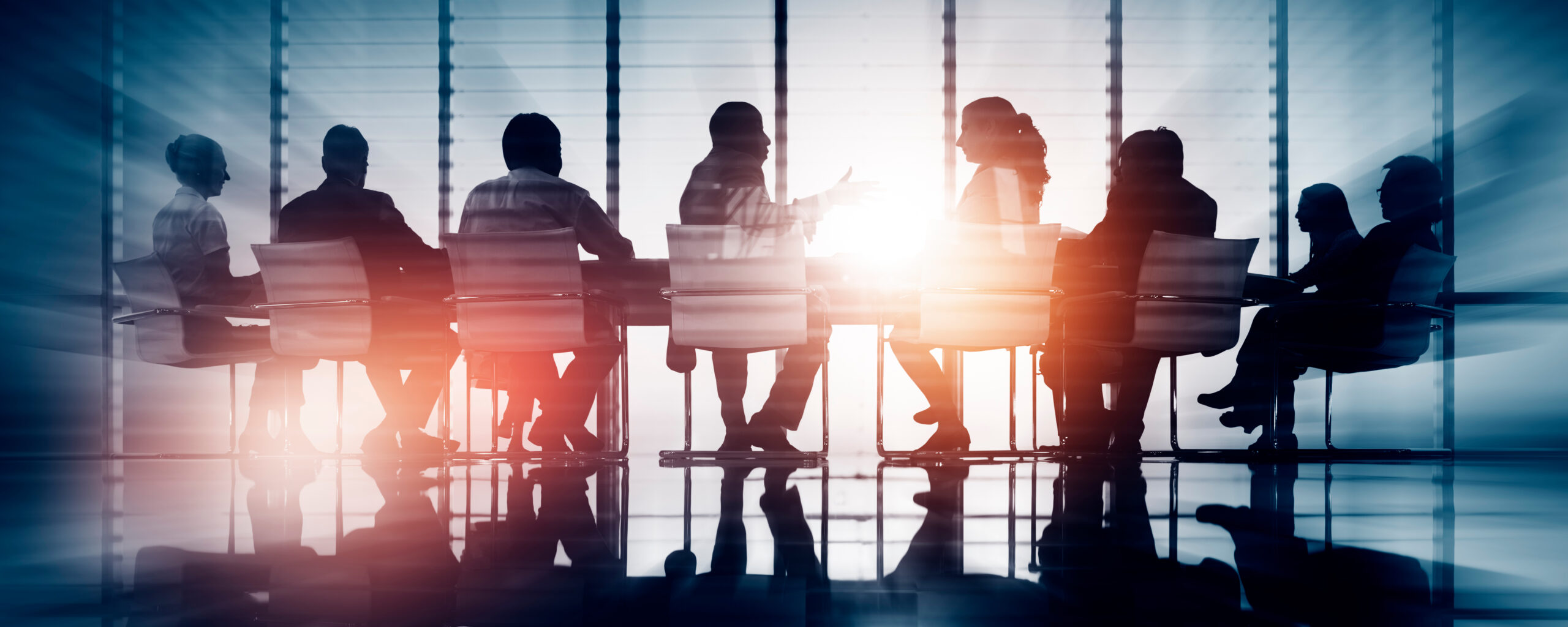 Group of Business People Meeting Back Lit Concept Group of Business People Meeting Back Lit Concept