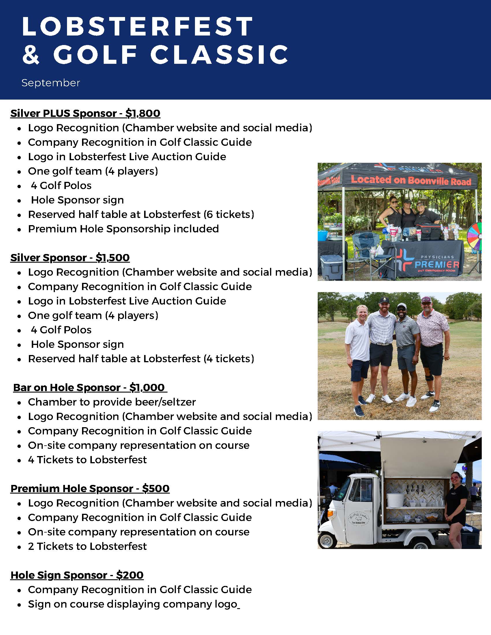 2024 Lobsterfest &amp; Golf Classic Sponsorship Guide_Page_2