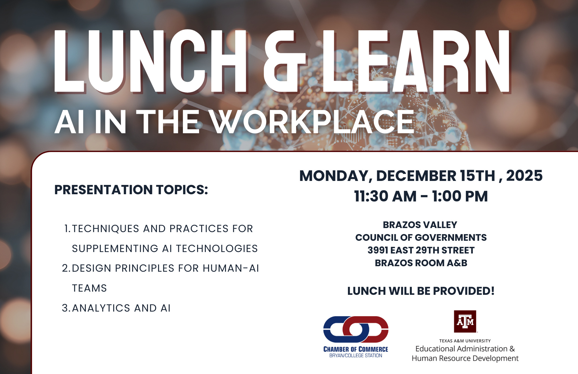 Lunch and Learn AI in the Workplace (1)