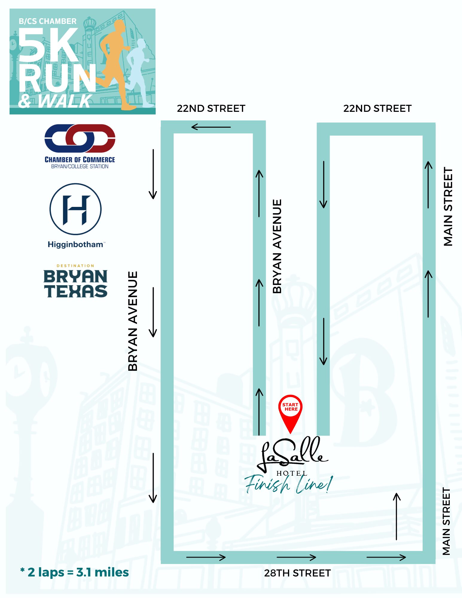 ROUTE MAP - La Salle Hotel