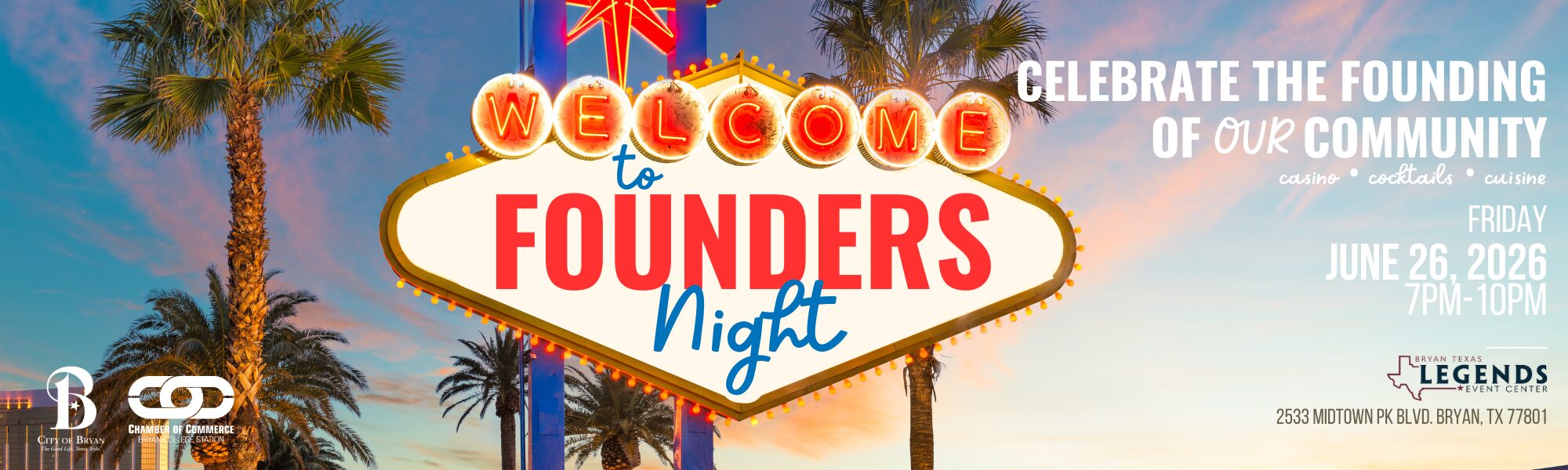 Founders Night - Web Banner