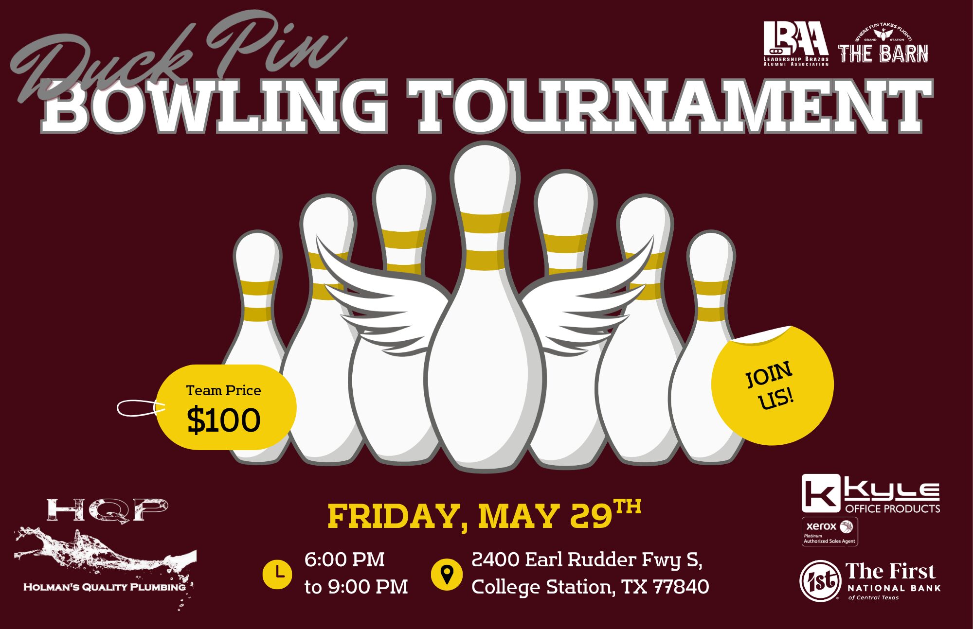 LBAA Duck Pin Bowling Invite
