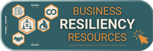 Business Resiliency Horizontal Button - Teal