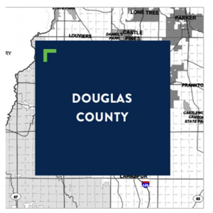 Douglas county map icon