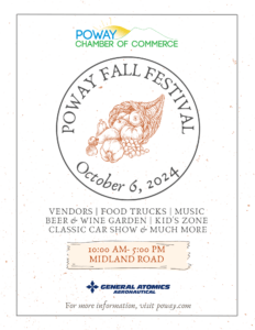 2024 Poway Fall Festival flyers