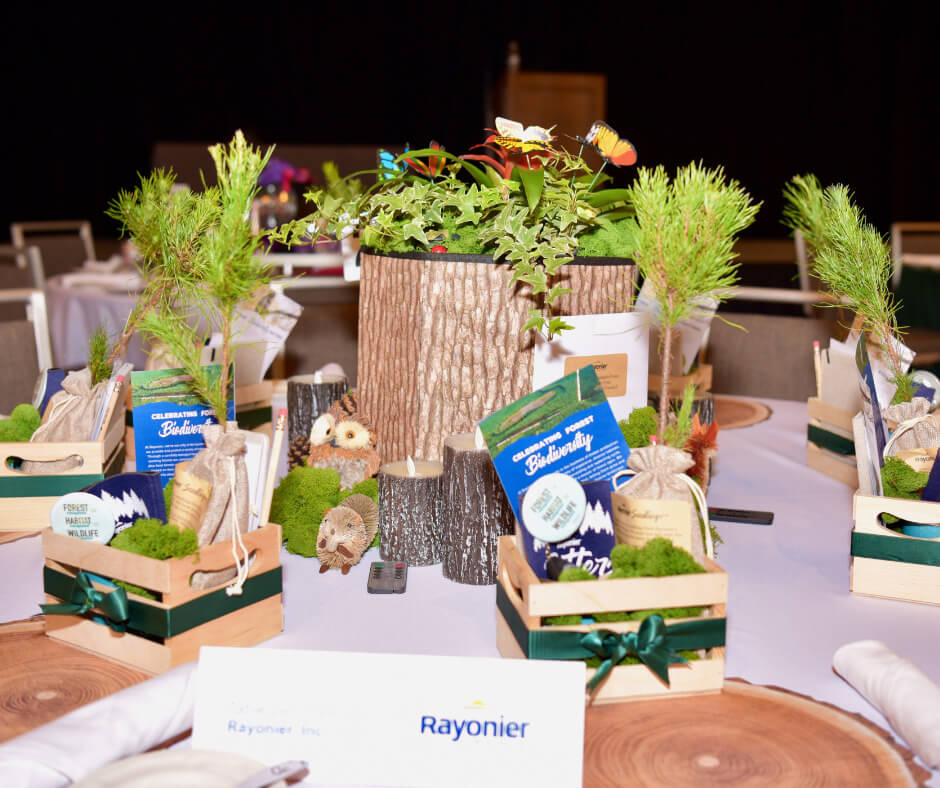 2023 Annual Awards Dinner Rayonier table