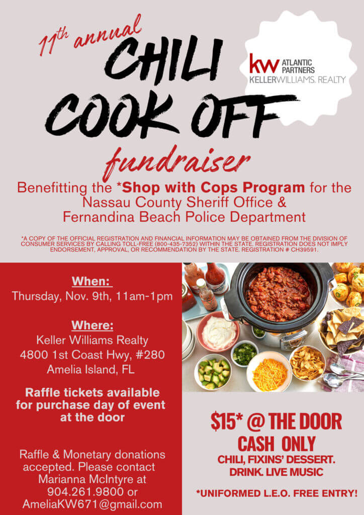 Keller Williams Atlantic Partners 11th Annual Chili Cookoff Fundraiser