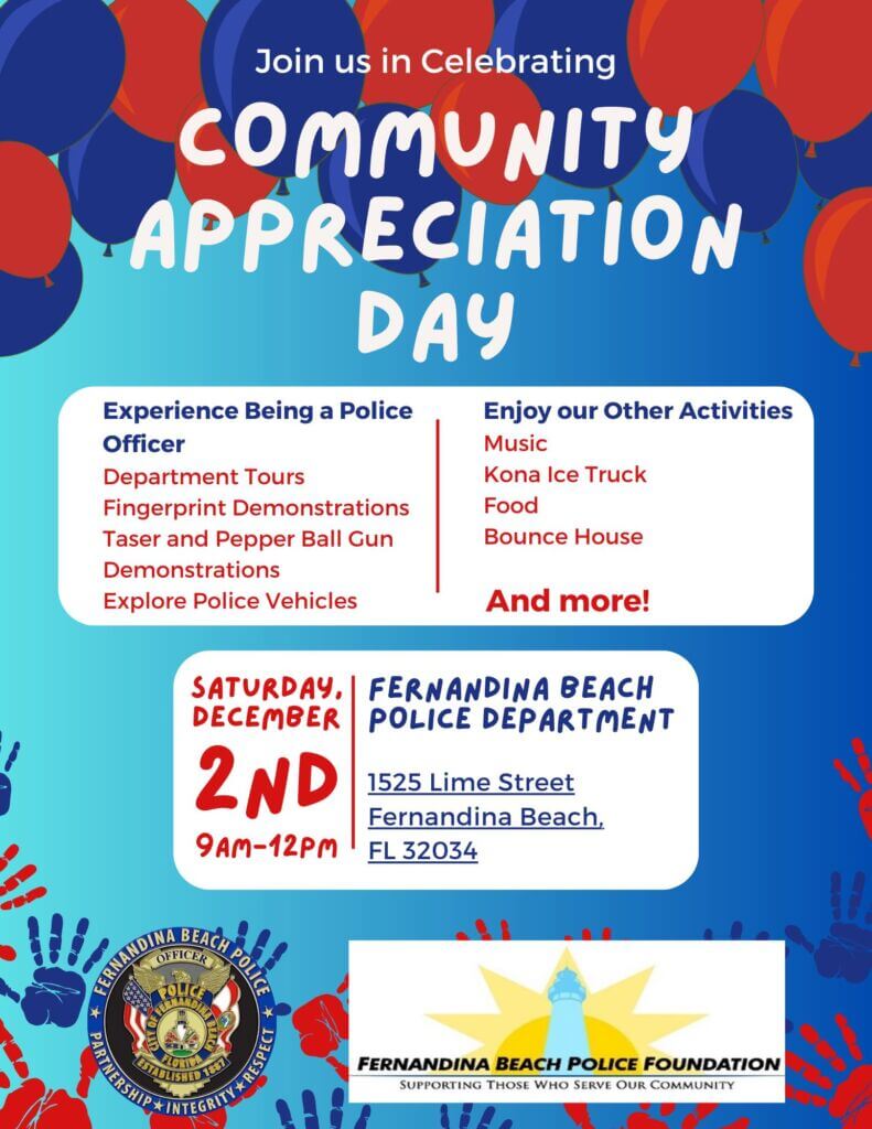 Fernandina Beach Police Department Community Appreciation Day