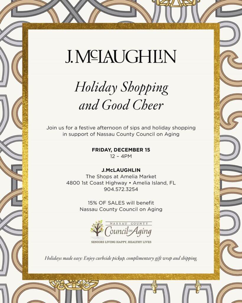 Holiday Shopping and Good Cheer event flyer