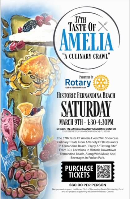 37th Annual Taste of Amelia flyer