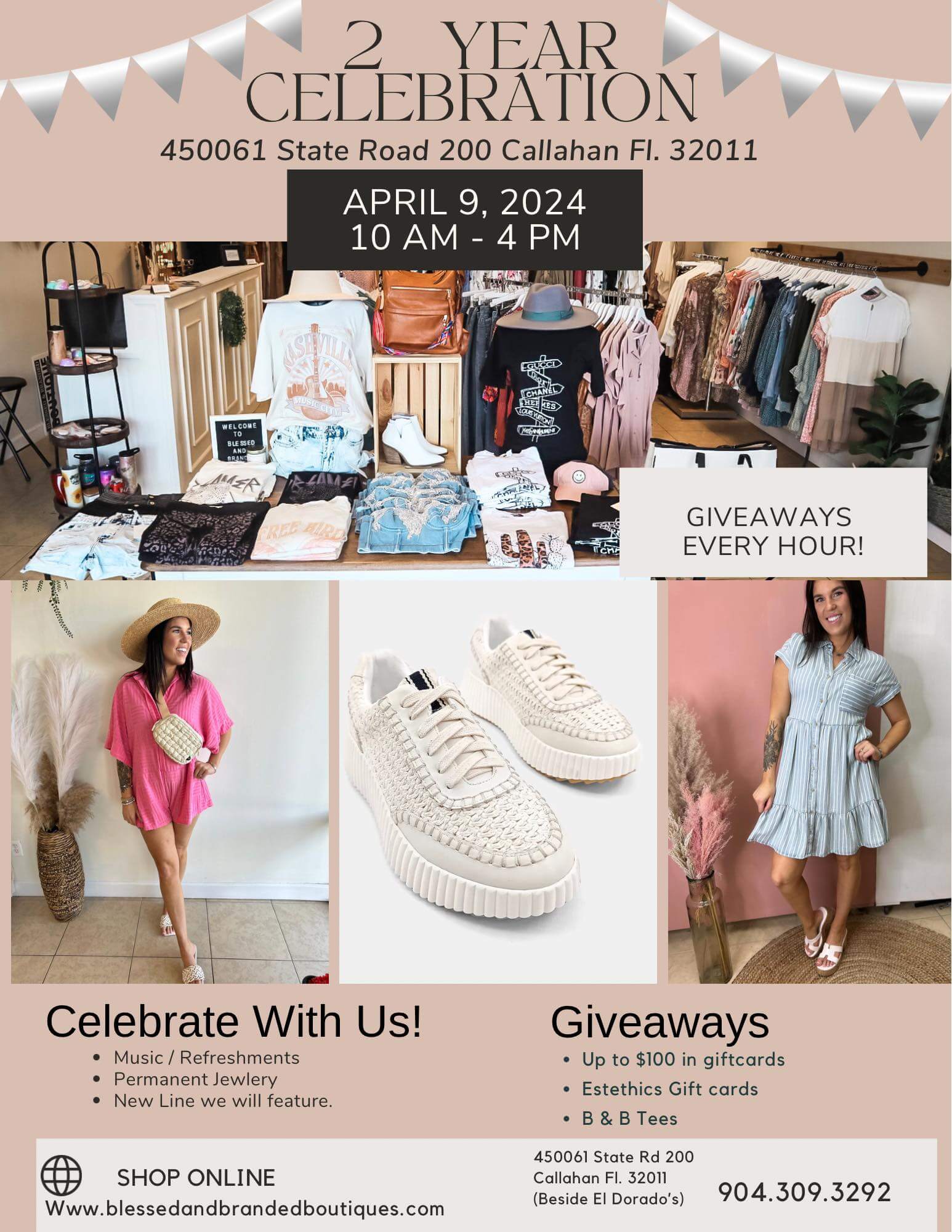 Blessed & Branded Boutique Anniversary Celebration